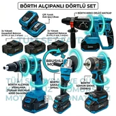 BÖRTH AKÜLÜ 4 LÜ SET ALÇIPAN  VİDALAMA thumbnail 3