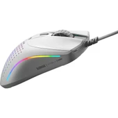 Glorious Model O 2 Mini 49 Gram 6 Düğmeli Kablolu Mouse Beyaz thumbnail 2