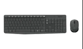 Logitech MK235 Multimedya Q Klavye Mouse Set Siyah thumbnail 1