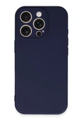 Newface Apple iPhone 16 Pro Kılıf First Silikon - Lacivert thumbnail 3