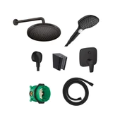 Hansgrohe Talis E Ankastre Duş Sistemi -Siyah thumbnail 1