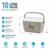 Kale Termos 10 LT BUZZY BASKILI BUZLUK TERMOS (1180 COOLER BOX) thumbnail 2