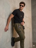 Erkek Haki Outdoor Pantolon thumbnail 1