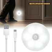 Hareket Sensörlü Usb Şarjlı Led Işık Lamba thumbnail 1