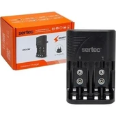 Sertec Stc-c802 Aa-aaa-9v Uyumlu 4lü Pil Şarj Aleti thumbnail 4