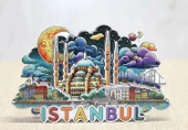 Ahşap İstanbul Temalı Magnet Alk4599 thumbnail 2