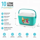 Kale Termos 10 LT BUZZY BASKILI BUZLUK TERMOS (1180 COOLER BOX) thumbnail 2