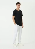 Unisex Basic Bisiklet Yaka Regular T-Shirt - Siyah thumbnail 4