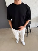 Erkek Duble Kol Basic Tişört thumbnail 2