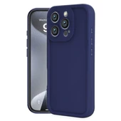 Apple İphone 16 Pro Kılıf Viera Silikon - Lacivert thumbnail 2