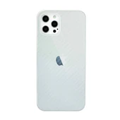 Apple İphone 12 Pro Max Kılıf Karbon Pp Silikon - Şeffaf thumbnail 1