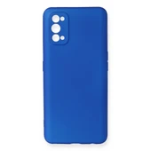 Realme 7 Pro Kılıf First Silikon - Mavi thumbnail 3