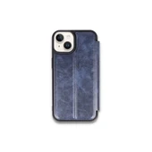 Apple İphone 15 Kılıf Flip Cover - Lacivert thumbnail 1