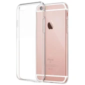 Apple İphone 6 Kılıf Lüx Şeffaf Silikon thumbnail 2