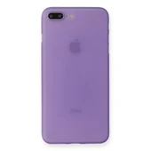 Apple İphone 7 Plus Kılıf Pp Ultra İnce Kapak - Mor thumbnail 5