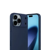 Apple İphone 17 Pro Max Auto Focus Karbon Kapak - Lacivert thumbnail 4