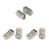 Frisby Fnw-Rj4522N Rj45 Ftp Cat6 Konnektor Metal 100Lü Paket thumbnail 3