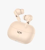 S160 ANC Kablosuz Bluetooth Kulaklık (BEIGE) thumbnail 4