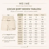 Erkek Çocuk %100 Pamuklu Şort – Yazlık Rahat Kalıp Günlük Basic Model thumbnail 8