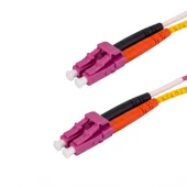 Alfafonet LC/PC-LC/PC Multimode OM4 Dupleks 2 Metre Fiber Patch Cord thumbnail 3