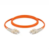 Alfafonet SC/PC-SC/PC Multimode OM2 Dupleks 1 Metre Fiber Patch Cord thumbnail 2