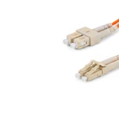 Alfafonet SC/PC-LC/PC Multimode OM2 Dupleks 1 Metre Fiber Patch Cord thumbnail 3