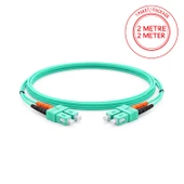 Alfafonet SC/PC-SC/PC Multimode OM3 Dupleks 2 Metre Fiber Patch Cord thumbnail 1