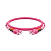 Alfafonet SC/PC-SC/PC Multimode OM4 Dupleks 2 Metre Fiber Patch Cord thumbnail 2