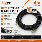 Çift Katmanlı Kaliteli Internet Kablosu Cat6 RJ45 thumbnail 3