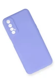 Newface Realme 7 Kılıf First Silikon - Lila thumbnail 3