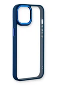 Newface Apple iPhone 14 Plus Kılıf Dora Kapak - Mavi thumbnail 2