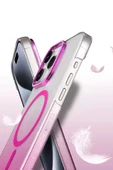 Newface Apple iPhone 14 Pro Max Glossy Magsafe Kapak - Mor thumbnail 3