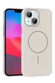 Joko Apple iPhone 15 Plus Broş Magsafe Kapak - Krem thumbnail 1
