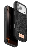 Onegif Apple iPhone 17 Pro Bright Simli Kapak - Siyah thumbnail 1