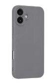Newface Apple iPhone 16 Plus Kılıf First Silikon - Gri thumbnail 2