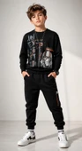 Erkek Çocuk Siyah Sweatshirt thumbnail 1
