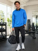 Erkek Mavi Spor Sweatshirt thumbnail 1