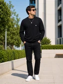 Erkek Siyah Sweatshirt thumbnail 2