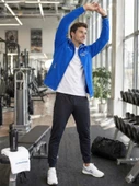 Erkek Mavi Kapşonlu Sweatshirt thumbnail 2