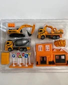 Şehir Araçları Oyun Seti Sarı 12 Cm Araçlar thumbnail 1