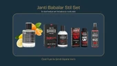 Janti babalar Stil Noir Barber Set thumbnail 1