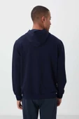 Erkek Lacivert Sweatshirt thumbnail 4