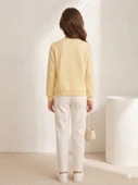 Kız Çocuk Sarı Sweatshirt thumbnail 4