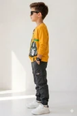 Erkek Çocuk Sarı Sweatshirt thumbnail 3