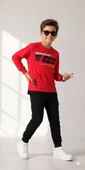 Erkek Çocuk Kırmızı Sweatshirt thumbnail 2