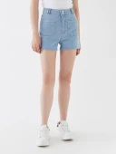 LCW Jeans İndigo Şort thumbnail 4