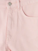 LCW Jeans Pembe Regular Fit Kadın Jean Şort thumbnail 7