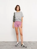 LCW Jeans Mor Şort thumbnail 2