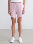 LCWAIKIKI Basic Pembe Beli Lastikli Kadın Şort thumbnail 2