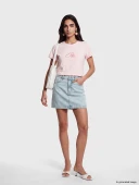 LCW Vision İndigo Regular Fit Mini Jean Etek thumbnail 1